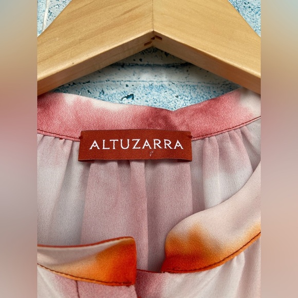 ALTUZARRA
Penelope Dyed Gradient Asymmetric Midi-Dress SIZE 46/16 - Picture 8 of 17